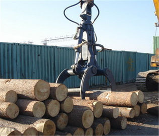 চীন 1.0m³ Excavator Grab Attachment Orange Peel Grab Bucket  for Loading Logs and Timbers সরবরাহকারী