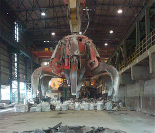 চীন 1.6CBM  Electro Hydraulic Orange Peel Steel Scrap Grapple / Multi Petal Crane Grab সরবরাহকারী