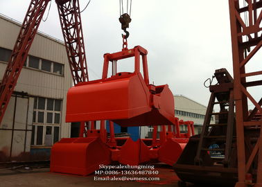 চীন Clamshell Motor Electro Hydraulic Grabs For Ship Deck Crane to Discharge Bulk Cargo সরবরাহকারী