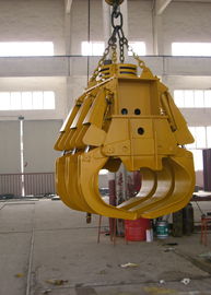 চীন Electro-Hydraulic Rectangle Scrap Grab / Grapple Bucket  for Single Hook Crane সরবরাহকারী