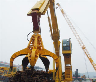 চীন 1.25m³  Excavator Grab Attachment Orange Peel Excavator Grab Bucket for Loading Steel Scrap সরবরাহকারী